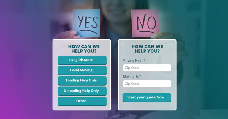 Lead capture forms and importance of “first step”